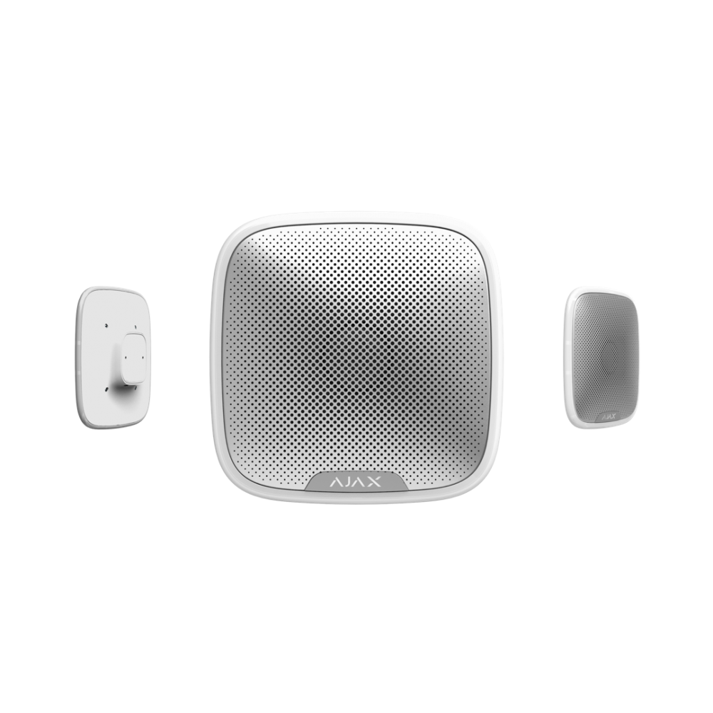 Ajax StreetSiren Sirena inalámbrica Interior  exterior Blanco