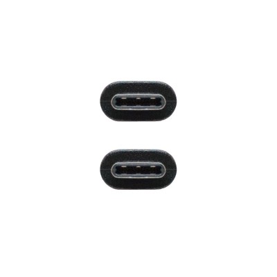 Nanocable USB 3.1, 1m cable USB USB 3.2 Gen 2 (3.1 Gen 2) USB C Negro