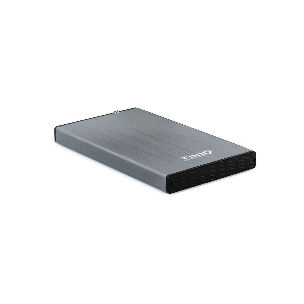 TooQ TQE-2527G caja para disco duro externo Caja de disco duro (HDD) Negro, Gris 2.5"