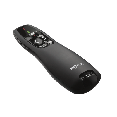 Logitech R400 apuntador inalámbricos RF Negro