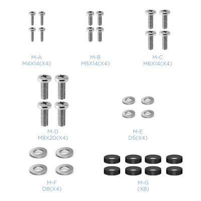 TooQ LP1242F-B soporte para TV 106,7 cm (42") Negro