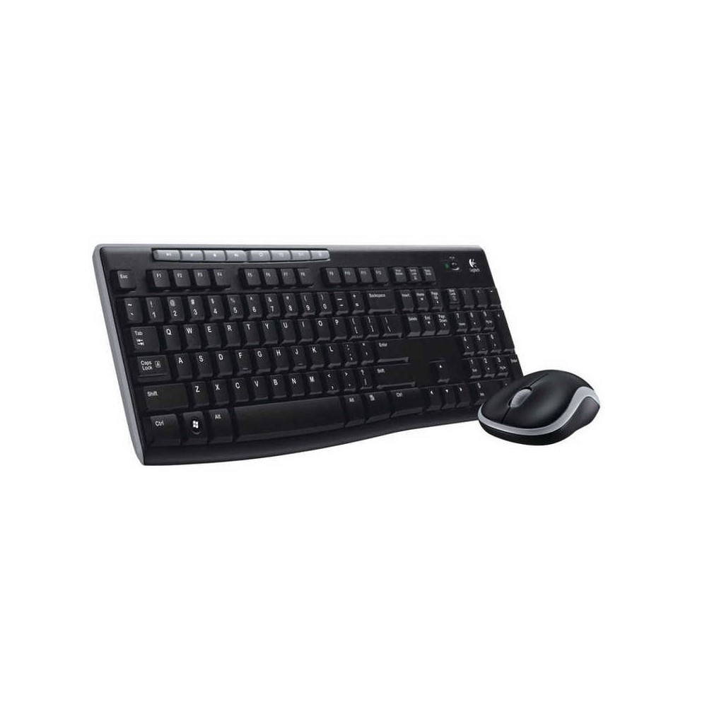 Logitech Wireless Combo MK270 teclado Ratón incluido USB QWERTY Español Negro