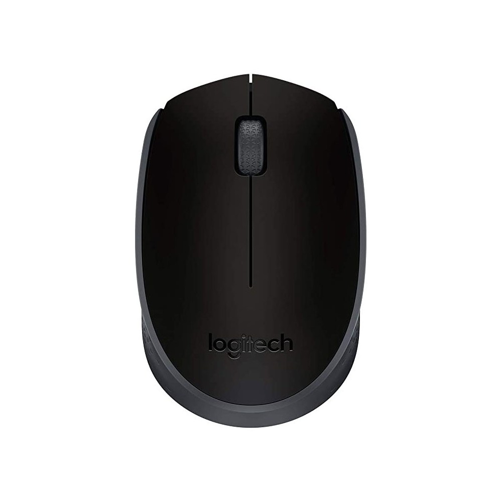 Logitech M171 Black-K ratón Ambidextro RF inalámbrico Óptico 1000 DPI