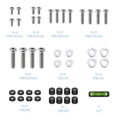 TooQ LP4390F-B soporte para TV 2,29 m (90") Negro