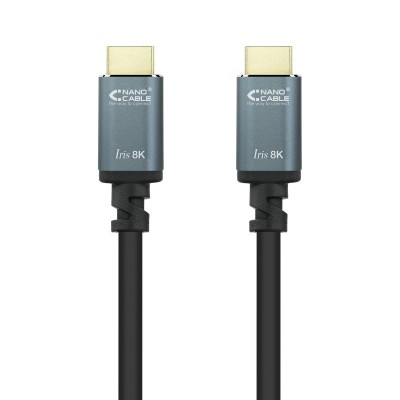 Nanocable Cable HDMI 2.1 IRIS 8K AM-AM, Negro, 3 Metros
