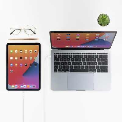 TooQ 10.10.0601 cable de conector Lightning 1 m Blanco