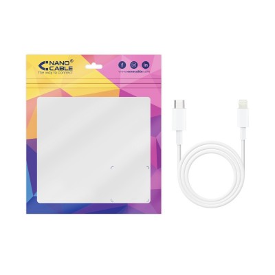 TooQ 10.10.0602 cable de conector Lightning 2 m Blanco