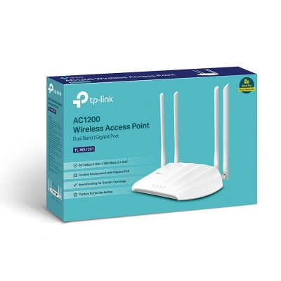 TP-Link TL-WA1201 punto de acceso inalámbrico 867 Mbits Blanco Energía sobre Ethernet (PoE)