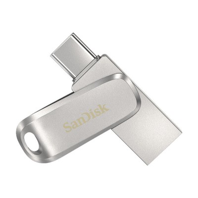 SanDisk Ultra Dual Drive Luxe unidad flash USB 1 TB USB Type-A  USB Type-C 3.2 Gen 1 (3.1 Gen 1) Acero inoxidable
