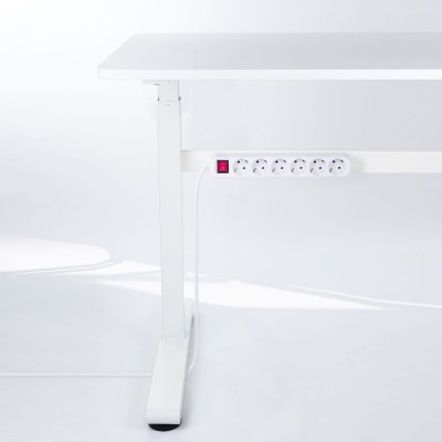 Nanocable Regleta de enchufes de 6 tomas con interruptor, 1.4 metros Blanca