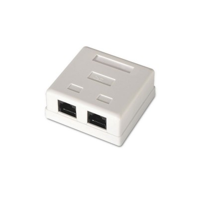 AISENS A139-0302 caja de conexiones de red Cat6 Blanco