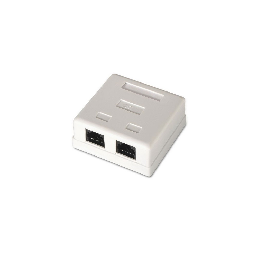 AISENS A139-0302 caja de conexiones de red Cat6 Blanco
