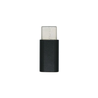 AISENS Mini Adaptador USB-С USB 2.0, Tipo Micro-BH-USB-СM, Negro