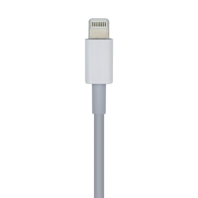 AISENS Cable USB 2.0 USB-С A Lightning PD 2A, LightningM-USB-СM, Blanco, 2.0m