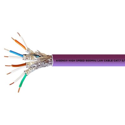 AISENS A146-0368 cable de red Púrpura 305 m Cat7 SFTP (S-STP)