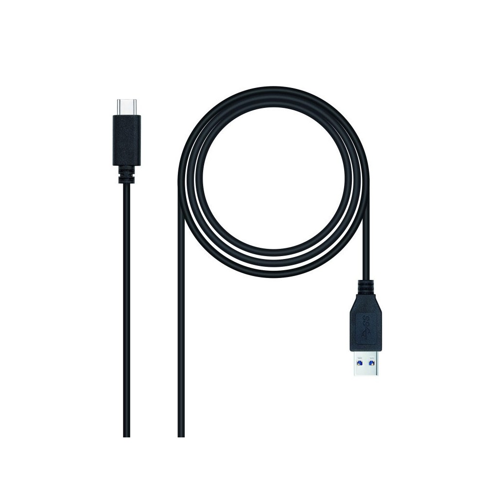 Nanocable Cable USB 3.1 Gen2 10Gbps 3A, tipo USB-CM-AM, negro, 0.5 m