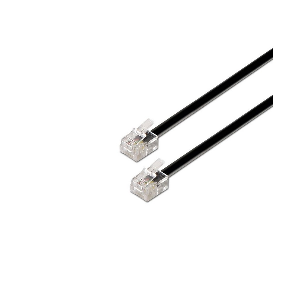 AISENS A143-0319 cable telefónico 2 m Negro
