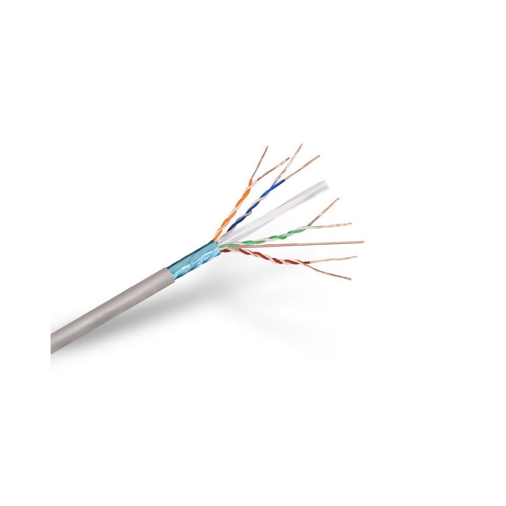 AISENS A136-0281 cable de red Gris 100 m Cat6 FUTP (FTP)