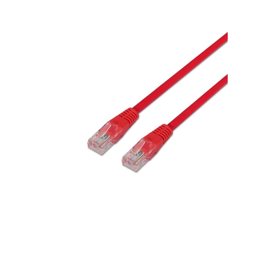 AISENS A135-0238 cable de red Rojo 1 m Cat6 UUTP (UTP)