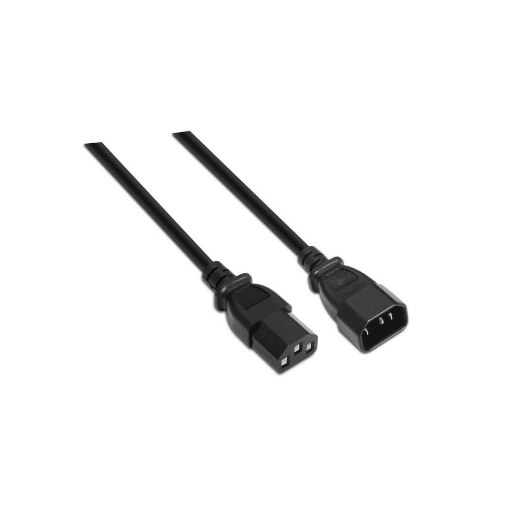 AISENS A132-0171 cable de transmisión Negro 1,5 m C13 acoplador C14 acoplador