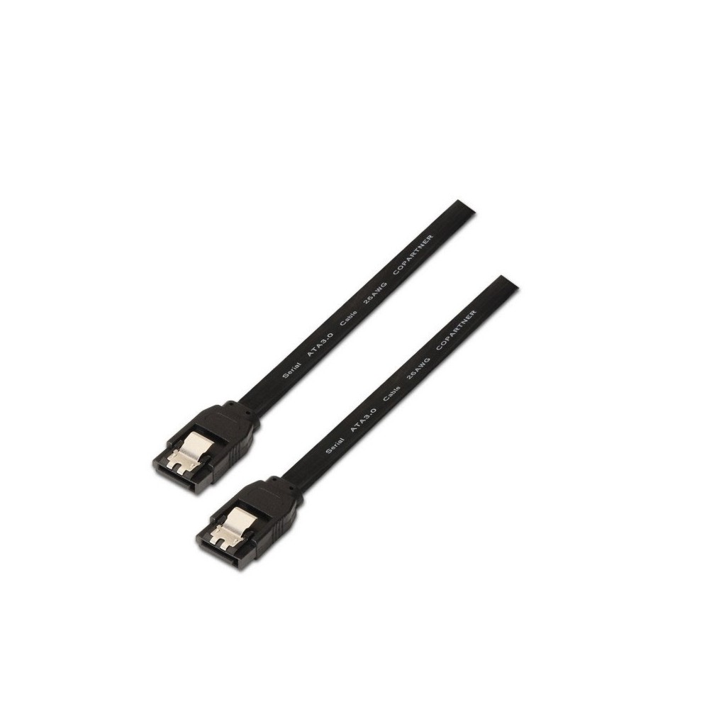 AISENS A130-0157 cable de SATA 0,5 m SATA 7-pin Negro