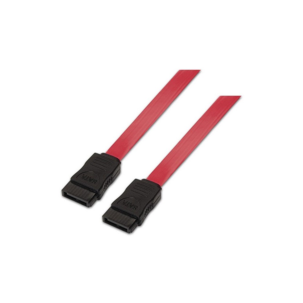 AISENS A130-0153 cable de SATA 0,5 m SATA 7-pin Negro, Rojo