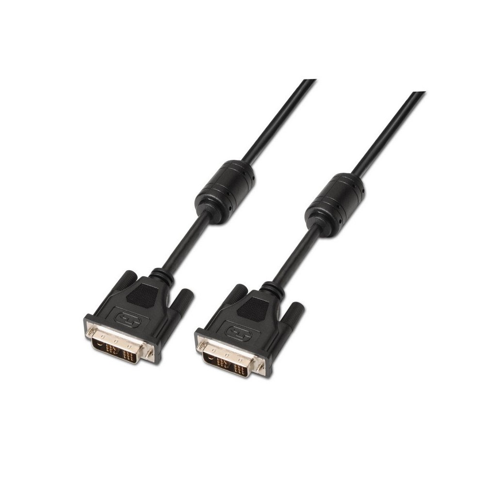 AISENS A117-0088 cable DVI 5 m DVI-D Negro