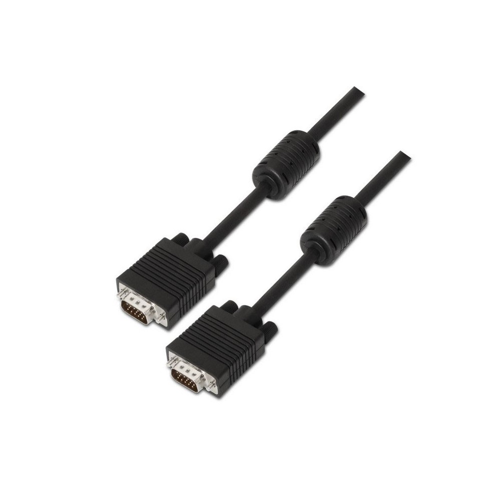 AISENS A113-0076 cable VGA 20 m VGA (D-Sub) Negro