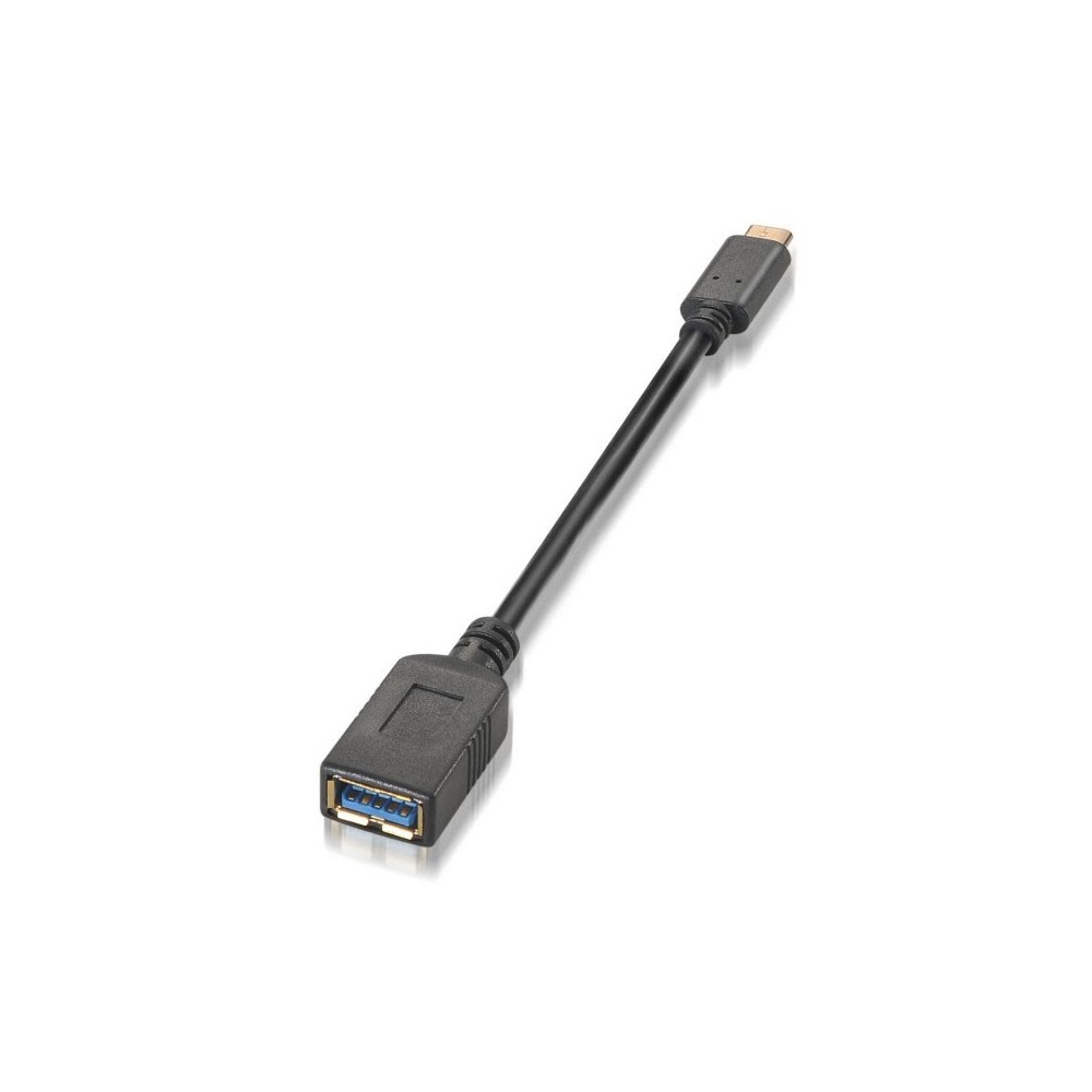 AISENS A107-0062 cable USB 0,15 m USB 3.2 Gen 1 (3.1 Gen 1) USB C USB A Negro