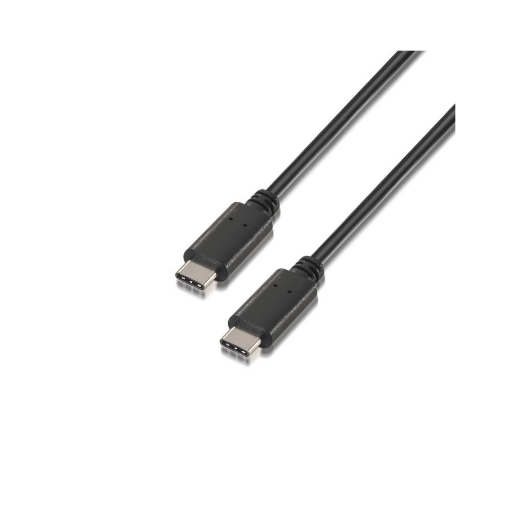 AISENS A107-0055 cable USB 0,5 m USB 2.0 USB C Negro