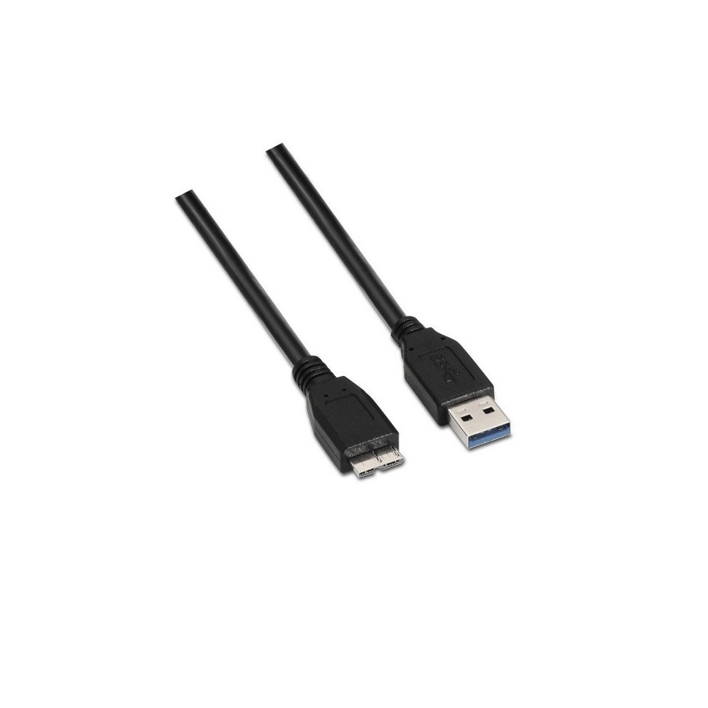 AISENS A105-0043 cable USB 1 m USB 3.2 Gen 1 (3.1 Gen 1) USB A Micro-USB B Negro