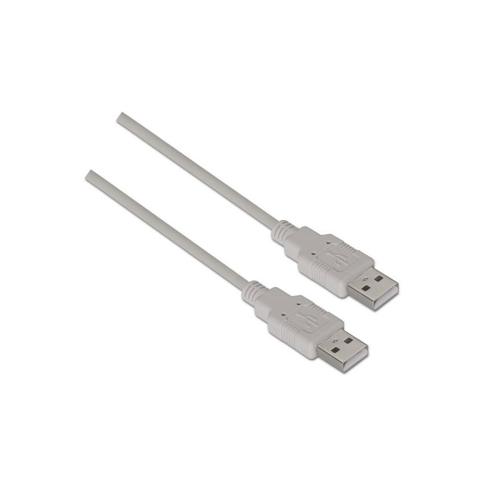 AISENS A101-0021 cable USB 1 m USB 2.0 USB A Beige