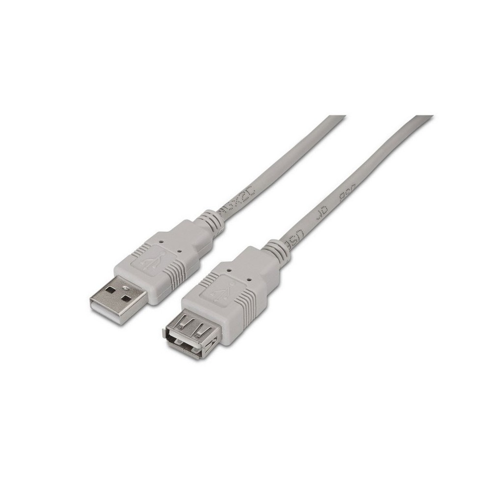 AISENS A101-0012 cable USB 1 m USB 2.0 USB A Beige