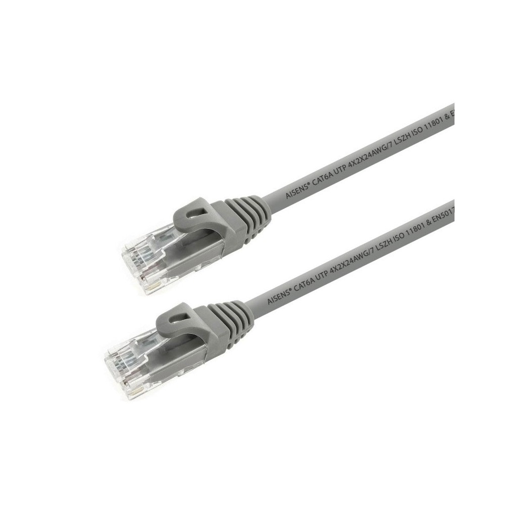 AISENS A145-0325 cable de red Gris 0,5 m Cat6a UUTP (UTP)