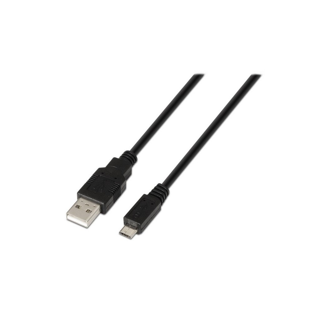 AISENS A101-0028 cable USB 1,8 m USB 2.0 USB A Micro-USB B Negro