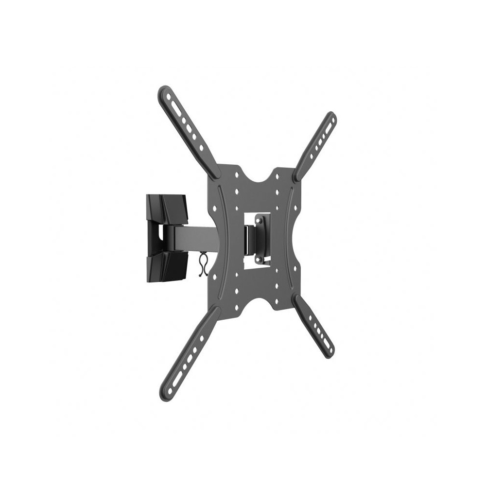 AISENS Soporte ECO giratorio, inclinable para monitorTV 30kg (2 Pivotes) de 32-55, Negro