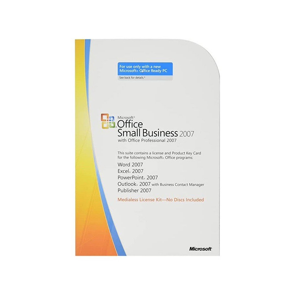 HP Microsoft Office Small Business 2007 Activation License - Media-less License 1 licencia(s)