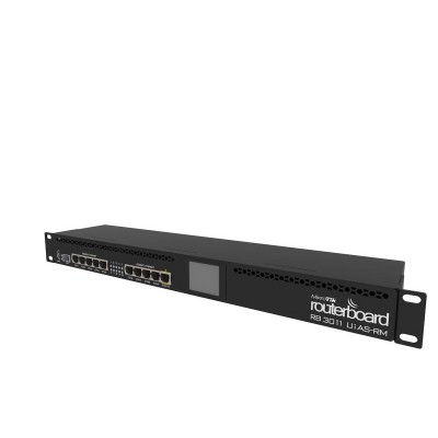 Mikrotik RB3011UIAS-RM router Gigabit Ethernet Negro