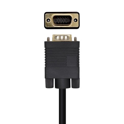 AISENS Cable Conversor DisplayPort A VGA, DPM-VGAM, Negro, 3.0m