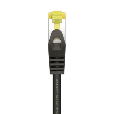 AISENS Cable De Red Latiguillo RJ45 LSZH Cat.7 600 MHz SFTP PIMF AWG26, Negro, 2.0 m