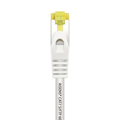 AISENS Cable De Red Latiguillo RJ45 LSZH Cat.7 600 MHz SFTP PIMF AWG26, Blanco, 2.0 m