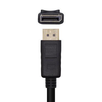 AISENS Cable DisplayPort V1.2 4K@60Hz, DPM-DPM, Negro, 1.0m