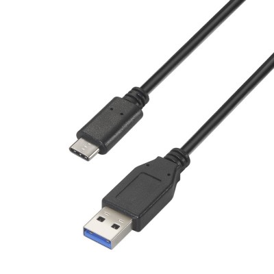 AISENS Cable USB 3.1 Gen 2 10 Gbps 3 A, Tipo CM-AM, Negro, 0.5m