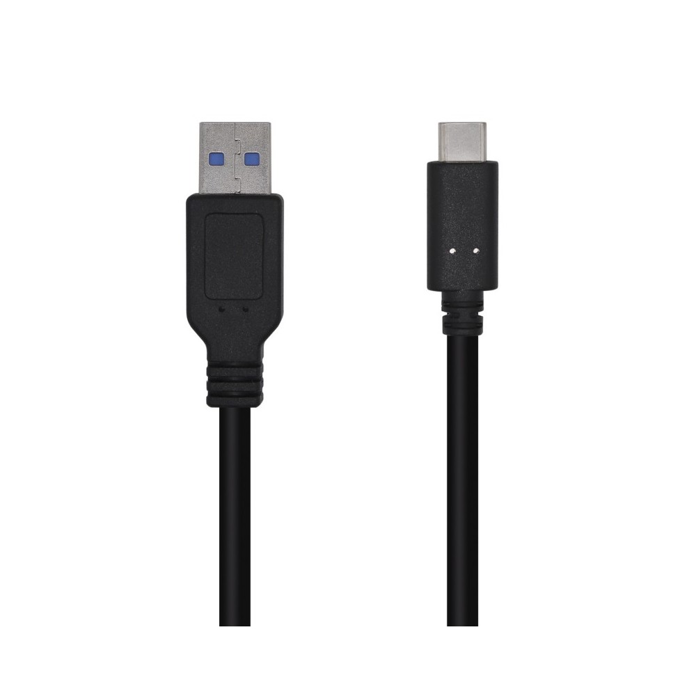 AISENS Cable USB 3.1 Gen 2 10 Gbps 3 A, Tipo CM-AM, Negro, 1.5m