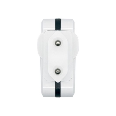AISENS Cargador USB 17W 5V3.4A, 2xUSB Con Control AI, Blanco