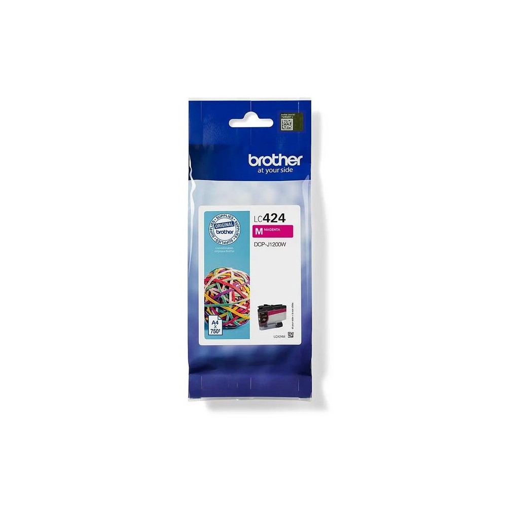 Brother LC-424M cartucho de tinta 1 pieza(s) Original Magenta