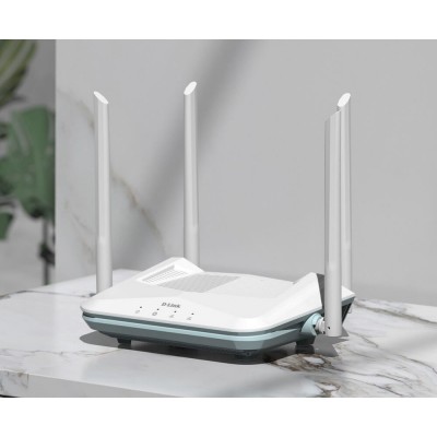 D-Link R15 router inalámbrico Gigabit Ethernet Doble banda (2,4 GHz  5 GHz) Blanco