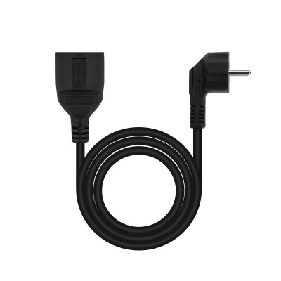 Nanocable Cable de Alimentación Alargador, Negro, 3 m