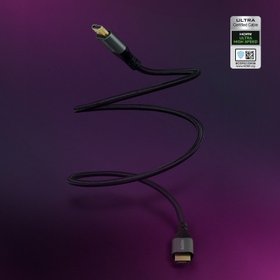 Nanocable Cable HDMI 2.1 Certificado ULTRA HIGH SPEED AM-AM, Negro, 1.5 m