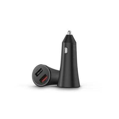 Xiaomi Mi 37W Dual-Port Car Charger Universal Negro Encendedor de cigarrillos Auto